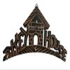 iTrend India Hand-maded Wooden Key Holder for Wall Hanging Key Hooks Key House - 4 Key Hooks view 1