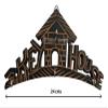 iTrend India Hand-maded Wooden Key Holder for Wall Hanging Key Hooks Key House - 4 Key Hooks view 2