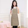 CASA-NEST Beige Cotton Waterproof Women's Apron with Pocket view 1