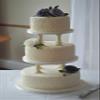 Choco Decor Plastic Cake Pillars White 6 Inch, 6-Pieces, White view 3