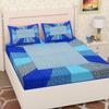 UBANIA COLLECTION-We believe in customers satisfaction 100% Cotton Jaipuri Traditional King Size Double Bed Bedsheet with 2 Pillow Covers view 1