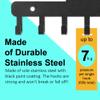 Sehaz Artworks Metal Key Holder for Home | Bird Key Hooks | Key Holder for Home Decor Stylish | Key Stand for Wall (7 Hooks, Black) view 3