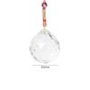 Clear Crystal Hanging Ball Sun Catcher for Positive Energy and Good Luck Prosperity Size 30MM Pack of 3 by REBUY view 2