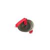 3 Lucky Coins Tied Red Ribbon Luck Wealth Feng Shui for Jinali Gems view 4