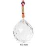 Clear Crystal Hanging Ball Sun Catcher for Positive Energy and Good Luck Prosperity Size 40MM Pack of 3 by REBUY view 2