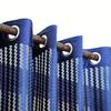 KOSOVO Polyester Striped Grommet Long Door Curtain, Long Door - 48-inch X 96-inch, Blue, Pack of 1 view 1