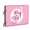 Paper Plane Design Scrapbook Photo Album - Its A Girl Photo Book, Memorable Unique Gift For Mom Kids Babies Craft Picture Scrapbook Diary Album, Size- 9 x 6.5 Inch view 1
