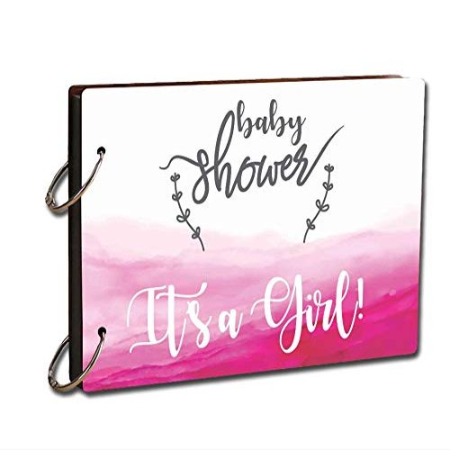 Paper Plane Design Scrapbook Photo Album (9 x 6.5 Inch)