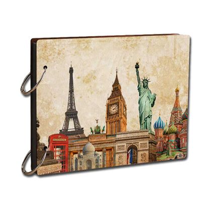Paper Plane Design Gift for Loved Ones Craft Scrapbook Photo Book Travel Diary Album