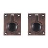 Adonai Hardware Regular Brass Flush Pull (Antique Copper) (Supplied as 2 Pieces per Pack) view 1