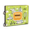 Paper Plane Design DIY Travel Scrapbook Photo Album Diary, Multicolor, 22 cm x 16 cm view 1