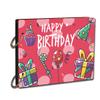 PAPER PLANE DESIGN DIY Scrapbook Photo Album- Happy Birthday (9 x 6 Inch). view 1