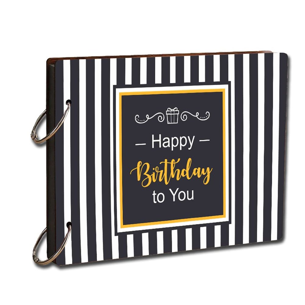 PAPER PLANE DESIGN Gift for Loved Ones Craft Scrapbook Photo Book Travel Diary Album (9 x 6 inches)