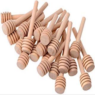 ultra design Beautifully Designed Handicraft Wooden Honey Spoon, Pack of 10 Pieces