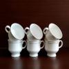 maya sales White Glossy and Premium White Bone China Ceramic Tea and Coffee Cup - 6 Pieces, Multicolour, 140 ml view 1