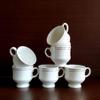 maya sales White Glossy and Premium White Bone China Ceramic Tea and Coffee Cup - 6 Pieces, Multicolour, 140 ml view 3