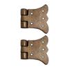 Adonai Hardware Aeneus Antique Iron Butterfly H Cabinet Hinge- Rust Living Finish (Supplied as Two Pieces per Pack) view 3