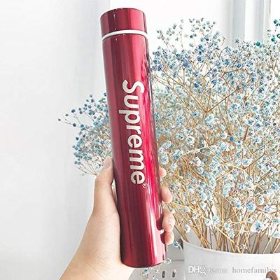 TOTO DEALS Stainless Steel Water Bottle, 260ml, Set of 1, Red