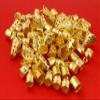 Jaz Design House's Combo of Most Popular Tassel Making Golden Caps in Golden Finish Pack of 4 Type 25 pcs. Each, Leather view 2