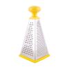 CLASSY TOUCH Stainless Steel, Plastic 4 in 1 Grater/Slicer, Yellow and Silver view 2