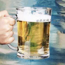 TDS Glass Glassware Beer Mug - 2 Pieces, Multicolour, 650 ml