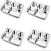 Uva World Stainless Steel Lunch Dinner Plate Bhojan Thali 3 in 1 Pav Bhaji Compartments Kitchen & Dining Gifts Accessories Set of 2 view 3