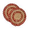 Wizme Heat Insulation Cotton Weaved Bowl Cup Mat Pad Placemat Coffee Cup Coasters Pad Pack of 1 view 1