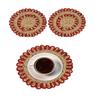 Wizme Heat Insulation Cotton Weaved Bowl Cup Mat Pad Placemat Coffee Cup Coasters Pad Pack of 1 view 3