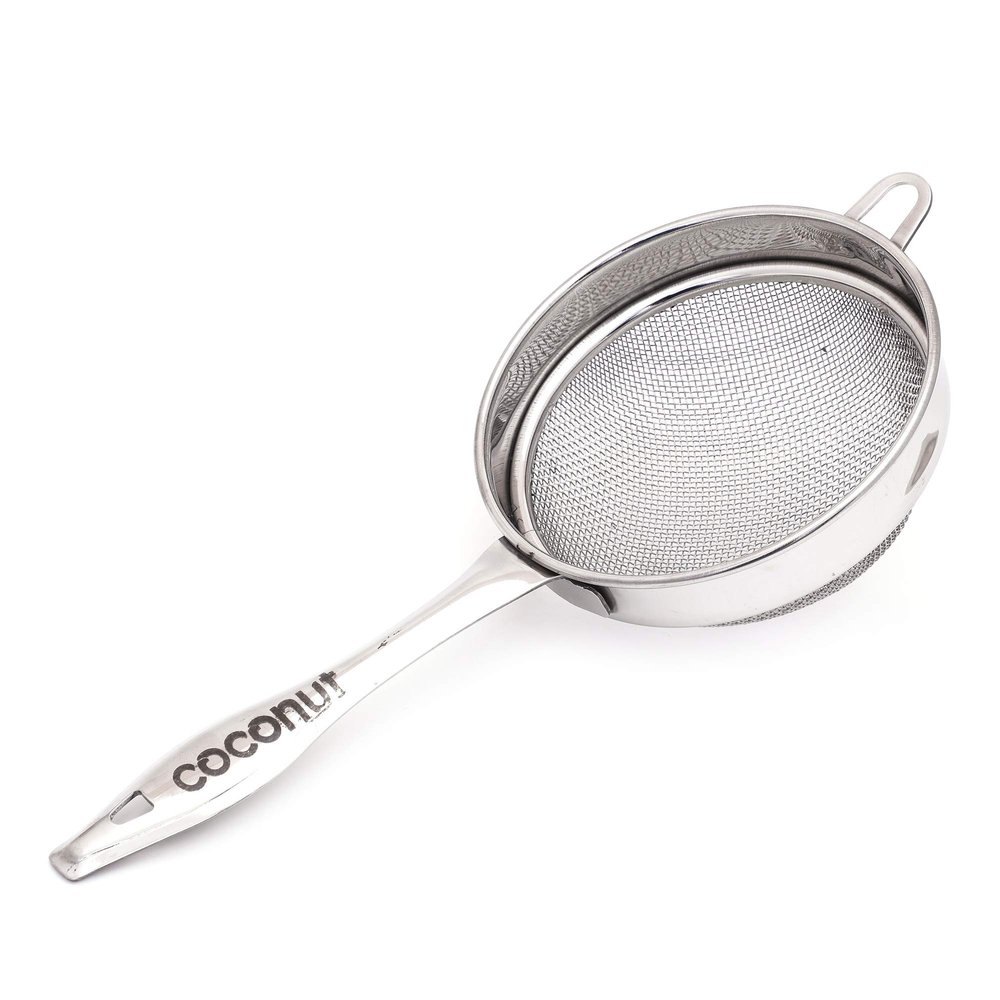Coconut Stainless Steel Juice & Soup Strainers/Liquid Filter  Diameter 13Cm