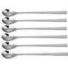 NJ Long Handle Mixing Stirring Spoon for Tall Glasses, Ice Tea Coffee Ice Cream Cocktail Bar Stainless Steel, Soda Spoon, Bournvita/Horlicks, Milkshake Spoon 8" : Set of 4 view 2