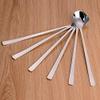 NJ Long Handle Mixing Stirring Spoon for Tall Glasses, Ice Tea Coffee Ice Cream Cocktail Bar Stainless Steel, Soda Spoon, Bournvita/Horlicks, Milkshake Spoon 8" : Set of 4 view 3