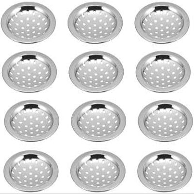 Kamal Floor Drain Strainer Round Trap Without Hole 4 Inch Jali (Set of 12)