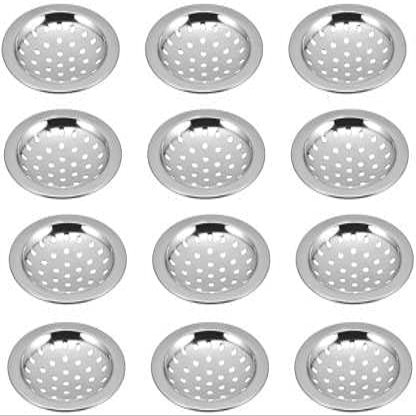 Kamal Floor Drain Strainer Round Trap Without Hole 4 Inch Jali (Set of 12)
