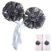 Funpa 1 Pair Curtain Tiebacks Fashion Elegant Curtain Flower Tie Home Decoration view 1