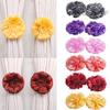 Funpa 1 Pair Curtain Tiebacks Fashion Elegant Curtain Flower Tie Home Decoration view 4