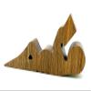 VAH New Sleeping Boy Design Small Non-Slip Wooden Door Stoppers - to Stop Or Jam The Doors view 3