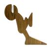 VAH New Standing Boy Design Small Non-Slip Wooden Door Stoppers - to Stop Or Jam The Doors view 3