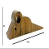 VAH New Mouse Design Small Non-Slip Wooden Door Stoppers - to Stop Or Jam The Doors view 2