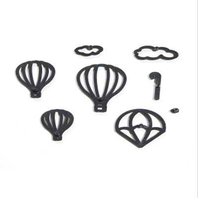 Cake Decor 8Pcs/Set Hot Air Balloon Silhouette Cookie Cutter Plastic Fondant Biscuit Cutter Sugarcraft Cake Decorating Tools