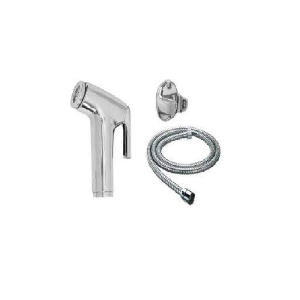 Reema Brass MT Health Faucet Set (Silver, Standard Size)