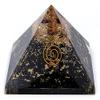 Mautik Sadiwala Stone Tourmaline Pyramid Orgone, Standard 12X4X7.5 Inch, Black view 4