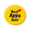 PEACOCKRIDE Best Appa Ever I Best DAD I I My DAD I Fridge Magnet (Metal, Multicolour, 75mm) view 1