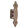 Adonai Hardware Abib Antique Iron H Cabinet Hinge- Rust Living Finish (Supplied as 4 Pieces per Pack) view 4