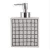 TOTO DEALS Premium Rectangle Checks Shape Marble Liquid Soap Dispenser (1 Piece) (Material: Stone, Capacity: 350ml) view 1