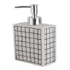 TOTO DEALS Premium Rectangle Checks Shape Marble Liquid Soap Dispenser (1 Piece) (Material: Stone, Capacity: 350ml) view 4
