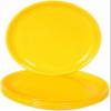Coolkart Unbreakable & Microwave Safe Round Plain Glossy Black Polypropylene Dinner Plates Freezer Safe (Pack of 3, Microwave Safe) view 2