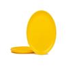 Coolkart Unbreakable & Microwave Safe Round Plain Glossy Black Polypropylene Dinner Plates Freezer Safe (Pack of 3, Microwave Safe) view 3