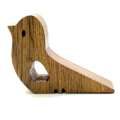 VAH New Sparrow Bird Design Small Non-Slip Wooden Door Stoppers - to Stop Or Jam The Doors Door Stopper,Door Closed,Stopper, Wooden Door Stoper to Stop Door for All Door Home | Office | Hotel