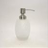 TOTO DEALS Spiral Fog Glass Liquid Soap Dispenser (350 ml, Transparent) view 1
