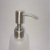 TOTO DEALS Spiral Fog Glass Liquid Soap Dispenser (350 ml, Transparent) view 2